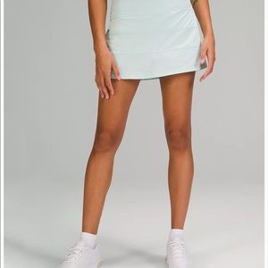 Lululemon PACE RIVAL SKIRT Sz 2 Reg Delicate Mint (green)have size & price tags.